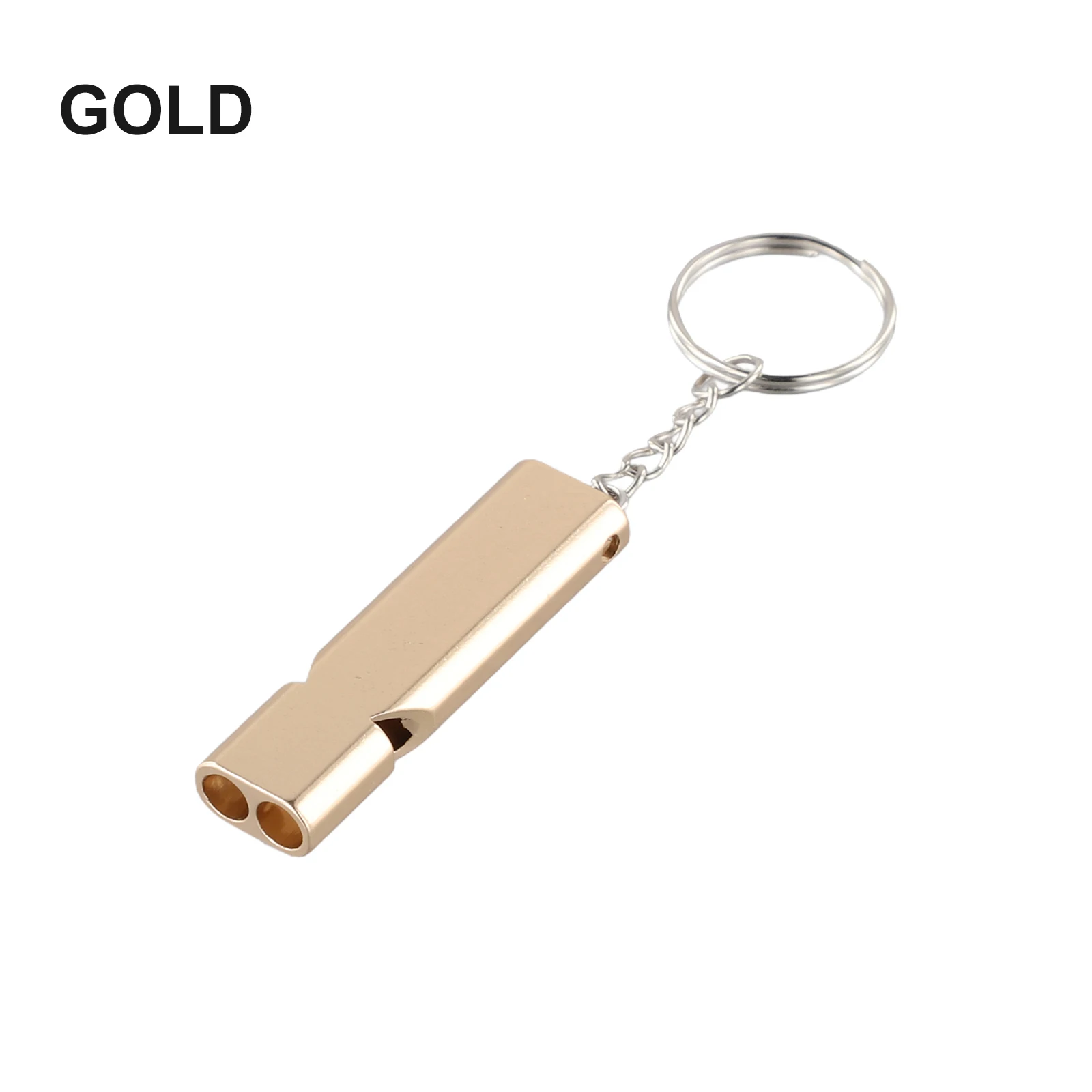 CNC Machined Whistle Durable Versatile Outdoor Survival Tool Not Easy To Scratch Oxidation Aluminium Alloy Camping Equipment