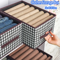 1Pc Containers for Organizing Clothing Foldable Closet Washable Wardrobe Organizers Linen Storage Box Storage