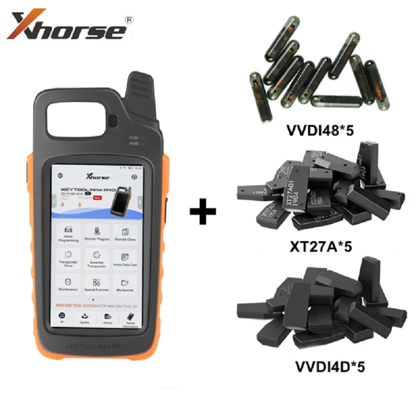 2024 Xhorse VVDI Key Tool Max PRO Contains Key Tool Max and Mini OBD Tool Functions Adds CAN FD, Voltage and Leakage Current