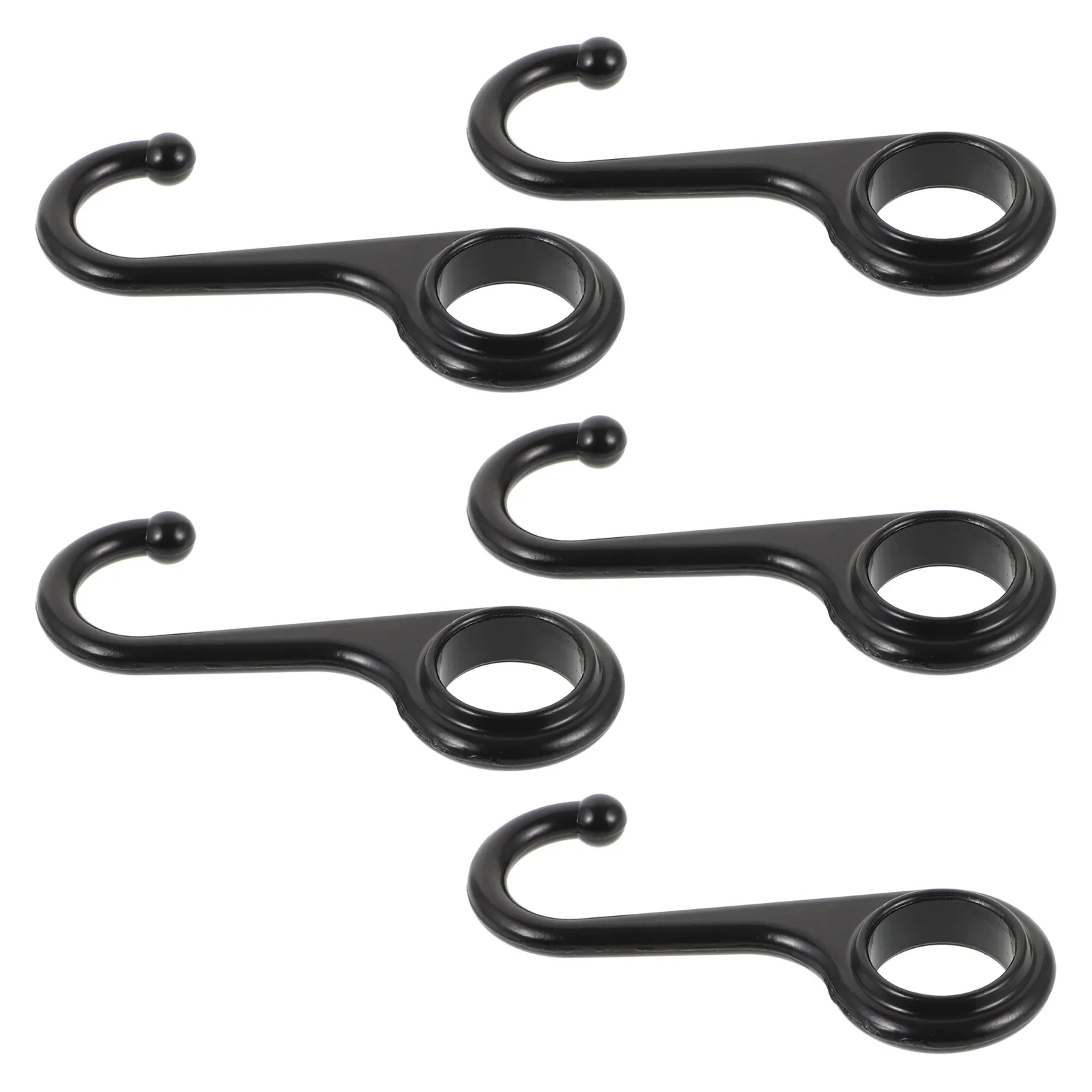 

5Pcs Anti-Slip Metal Hooks Multipurpose Closet Hangers for Kitchens Bathrooms Balcony Garage Hallway Hooks Metal Hook