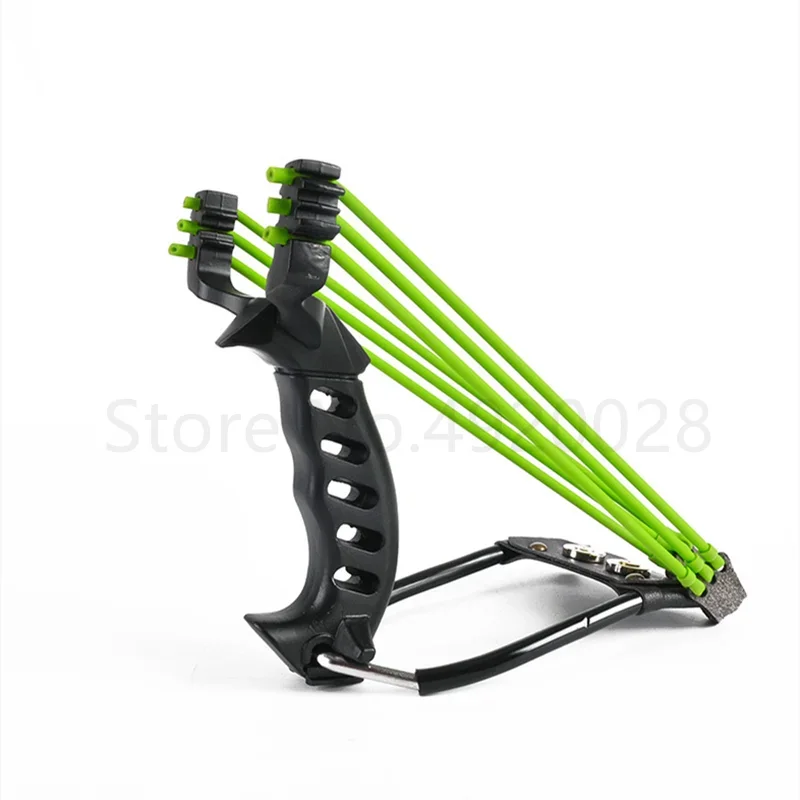 Foldable Metal Slingsshot Magnetic Wrist Brace Outdoor Hunting Equipment Strong Shooting Rubber Band Caza Slingshot Accessories