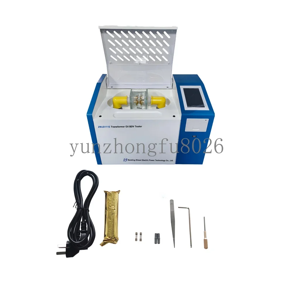 Transformer Bdv Aceite Oil Dielectric Strength Test Instrument, Voltage Breakdown Test Machine, 80kv, 100kV