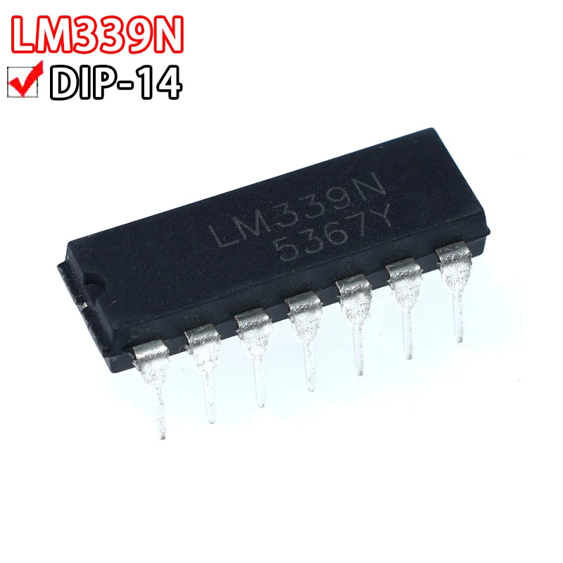 10PCS  LM339N LM339P LM339 Waterproof shell