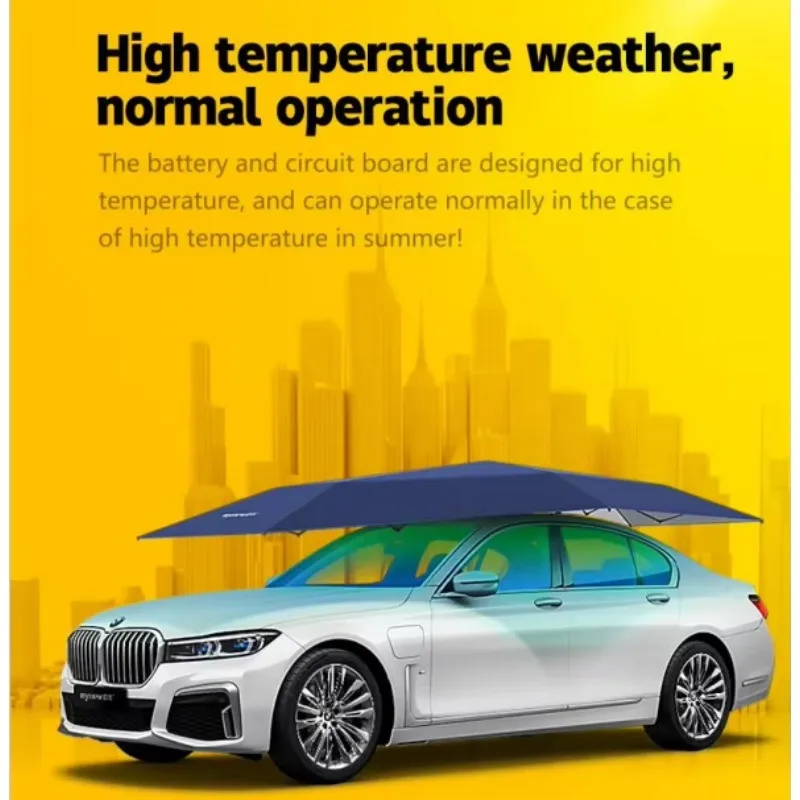 Pare-soleil automatique pour toit de voiture, nouveau produit 2024, 3.8m x 2.7m, pare-soleil pour voiture électrique