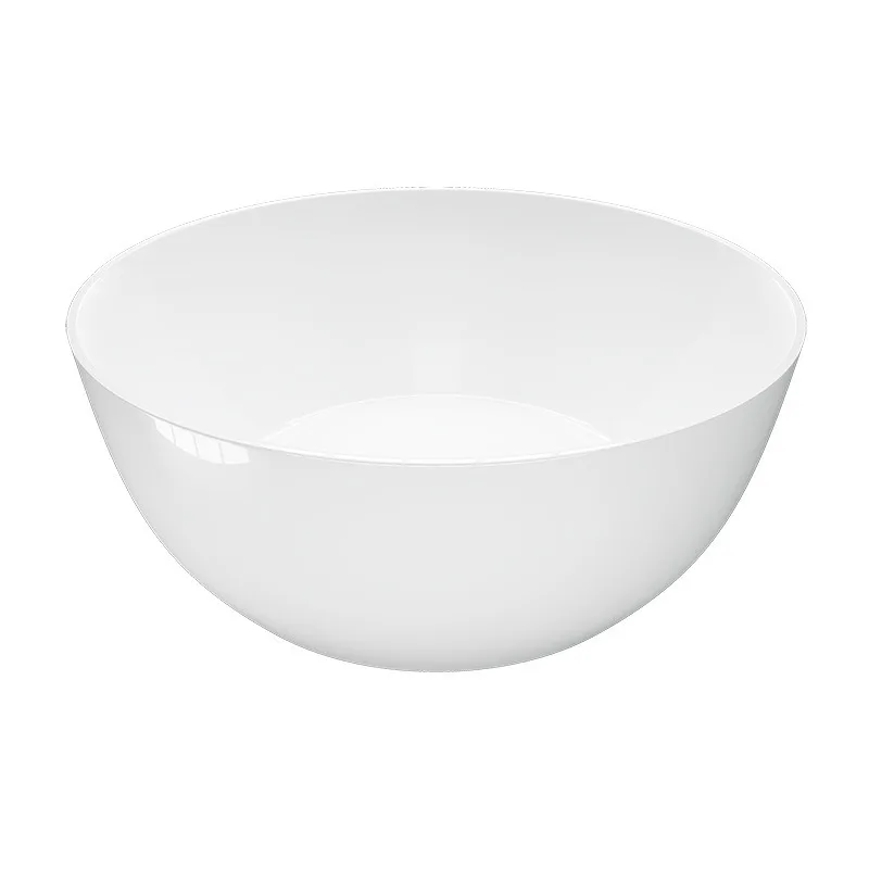 Small apartment acrylic round independent small bathtub bath tray
