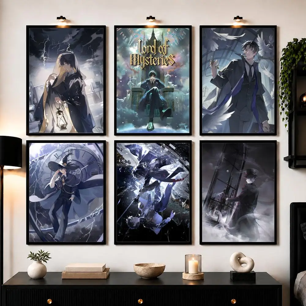 Fantasy Anime L-Lord of M-Mysteries Poster Wall Art Print Sticker for Bedroom Living Room Dorm Office Modern Home Decor