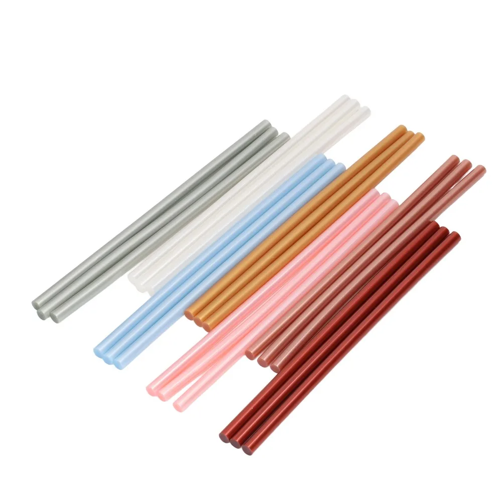 21pcs Wide Application Strong Adhesion Hot Glue Sticks Nontoxic Eco Friendly Glue Gun Sticks Resin Glue Sticks For Home Repair