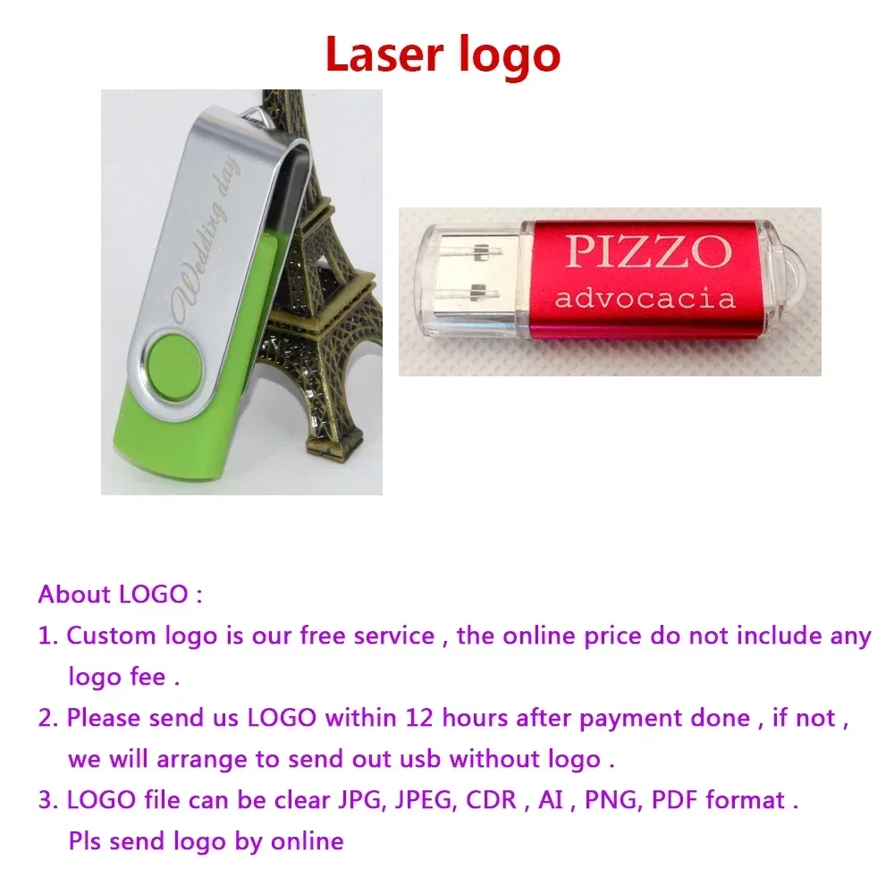 Free Custom 10PCS/lot USB Flash Drive Pen Drive 256MB 512MB 1GB 2GB 4GB 8GB 16GB Pendrive Memory Stick 32GB 64GB 128GB USB Stick