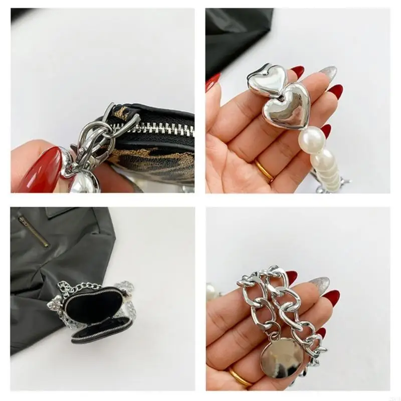 

Fashionable Heart Shaped Leopard PU Crossbody Bag with Chain for Women 2024 Retro Shoulder Bags Casual Handbag 20CA