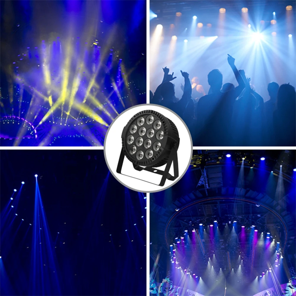U'king 60w 14led par light 4 in1 rgbw schillerndes lichteffekt licht dmx512 bühnen licht sprach steuerung 4/8ch für bar ktv party disco – Detail 8