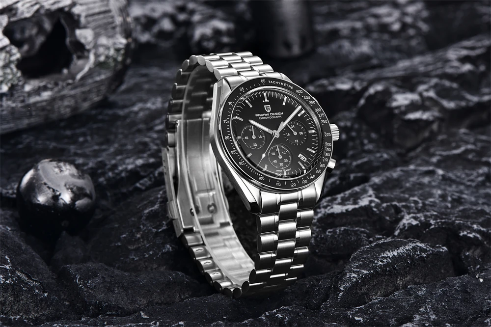 PAGANI DESIGN 2026 Moon Watch For Men Top Brand Luxury Quartz Mens Watches Chronograph Luminous Sapphire Mirror Waterproof Clock