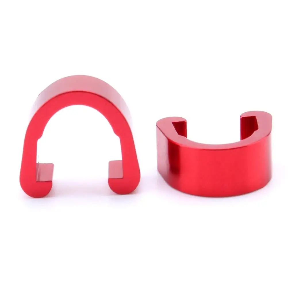 

10 PCS Throttle End Cap Handles Cable Stop Brakes Clip Bike Buckle Shaped Clips