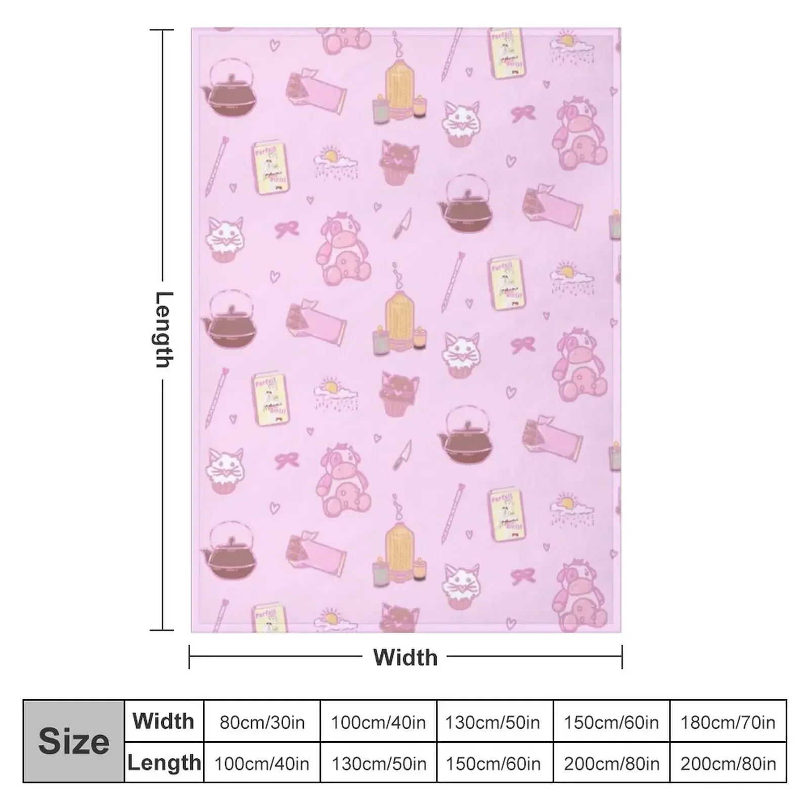 Doki Props Pattern! Throw Blanket Large Plaid on the sofa Hairys cosplay anime Blankets