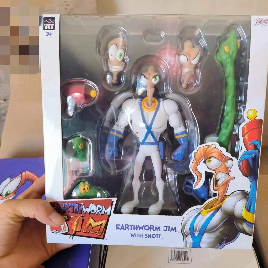 Figura de acción coleccionable Original Earthworm Jim 2.0 Pdna 1/12 Psy Crow Bob Worm Body Psy-Crow The Killer, regalos y juguetes coleccionables