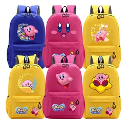 Star Kirbys Kids Boy Girl Child's Backpack Anime Game Cartoon Printed Student Supplies School Bag Men Women Work Laptop Knapsack