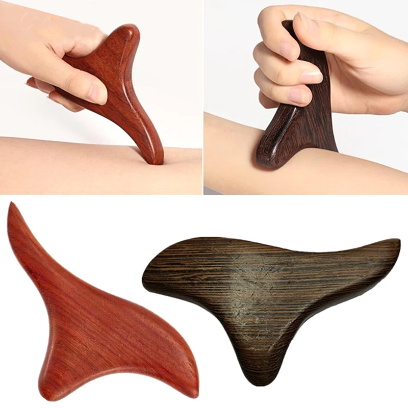 Wood Trigger Point Massage Gua Sha Tools Professional Lymphatic Drainage Tool Wood Therapy Massage Tools For Back Neck Leg Hand