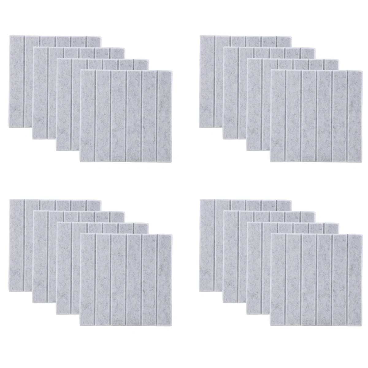 

UJVS-12 Pcs Sound-Absorbing Panels Sound Insulation Pads,Echo Bass Isolation,Used for Wall Decoration and Acoustic Treatment