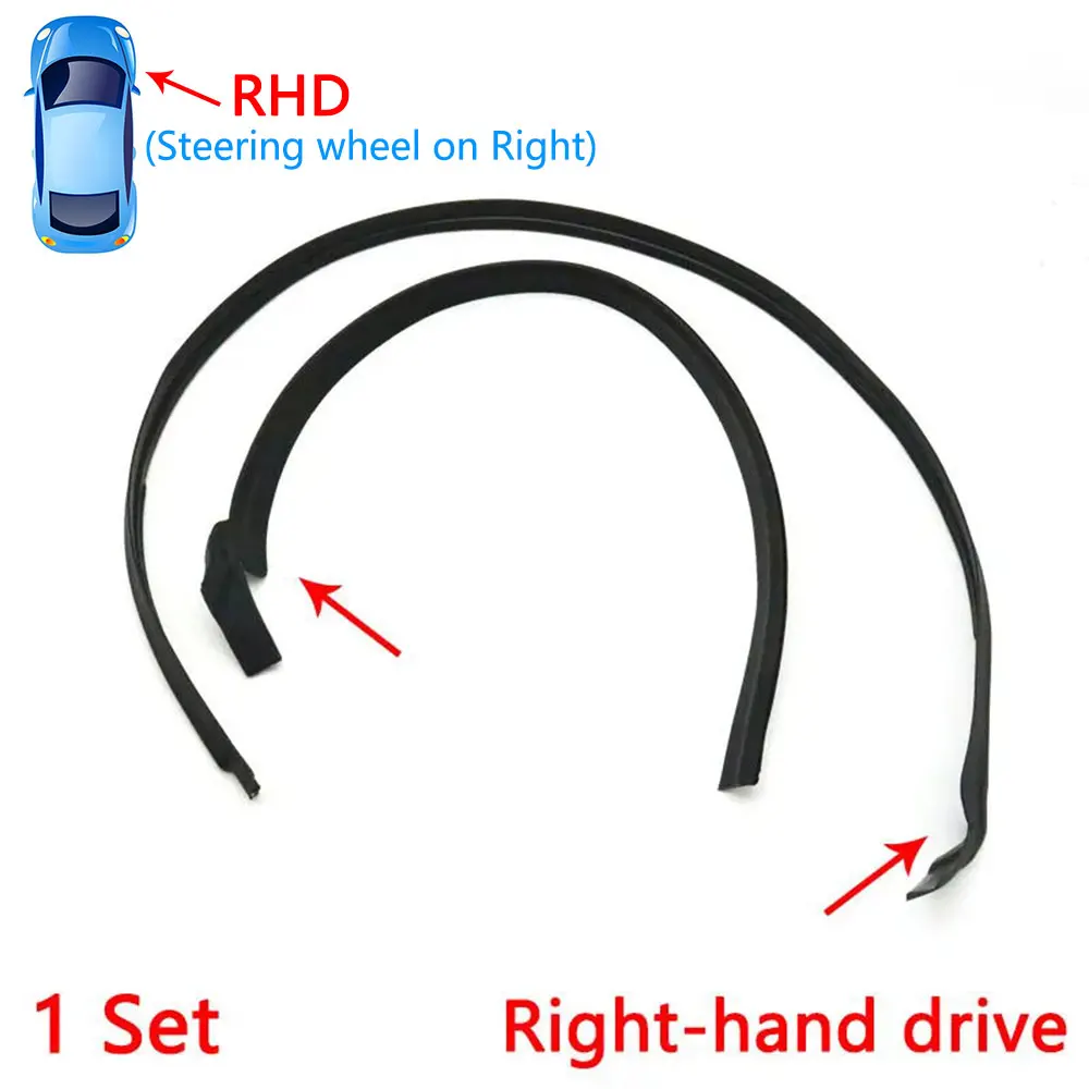 RHD Car Cowl Molding Windshield Cover Weatherstrip Panel Trim Seal Strip For BMW MINI Cooper S R55 R56 R57 2006-2015