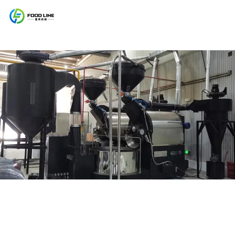 Avanced New Dried Bean Production Line Automatic Rotating Large Coffee Bean Processing Machine