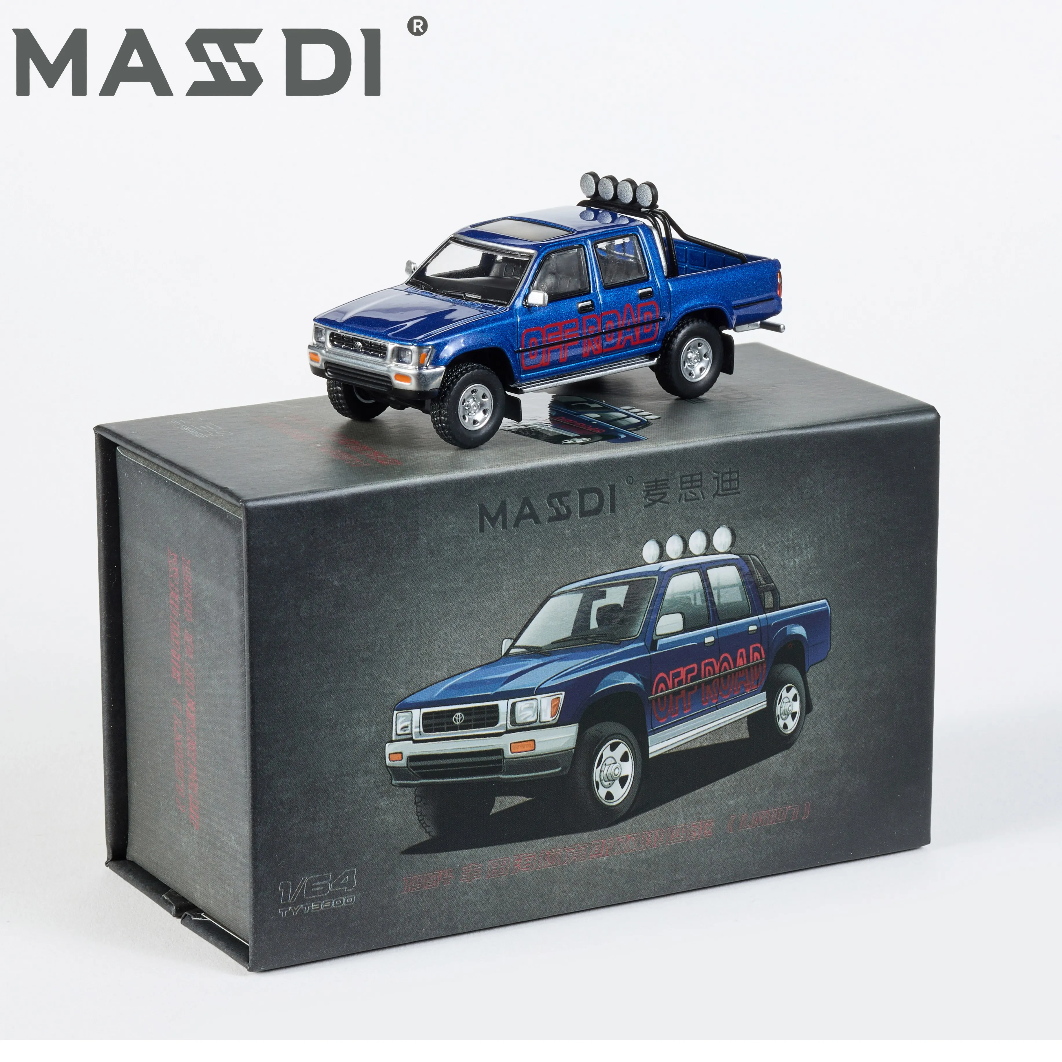 

Двухрядная модель автомобиля Toyota Helix из сплава 4WD, гладкий и гладкий бег, детский подарок на день рождения, Рождество, Хэллоуин, праздник