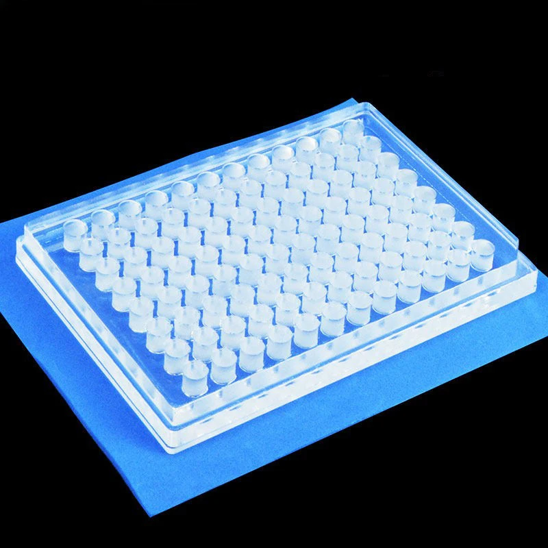 96 well quartz enzyme-linked immunosorbent assay plate, UV bioporous plate, glass, high temperature and corrosion resistance