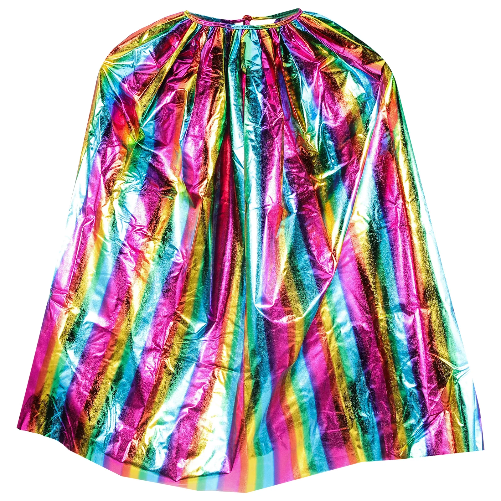 

Rainbow Cloak Decorative Performance Cape For Parades Festival Party Celebration Kids Costume Mascarae Cosplay Prop Star Costume