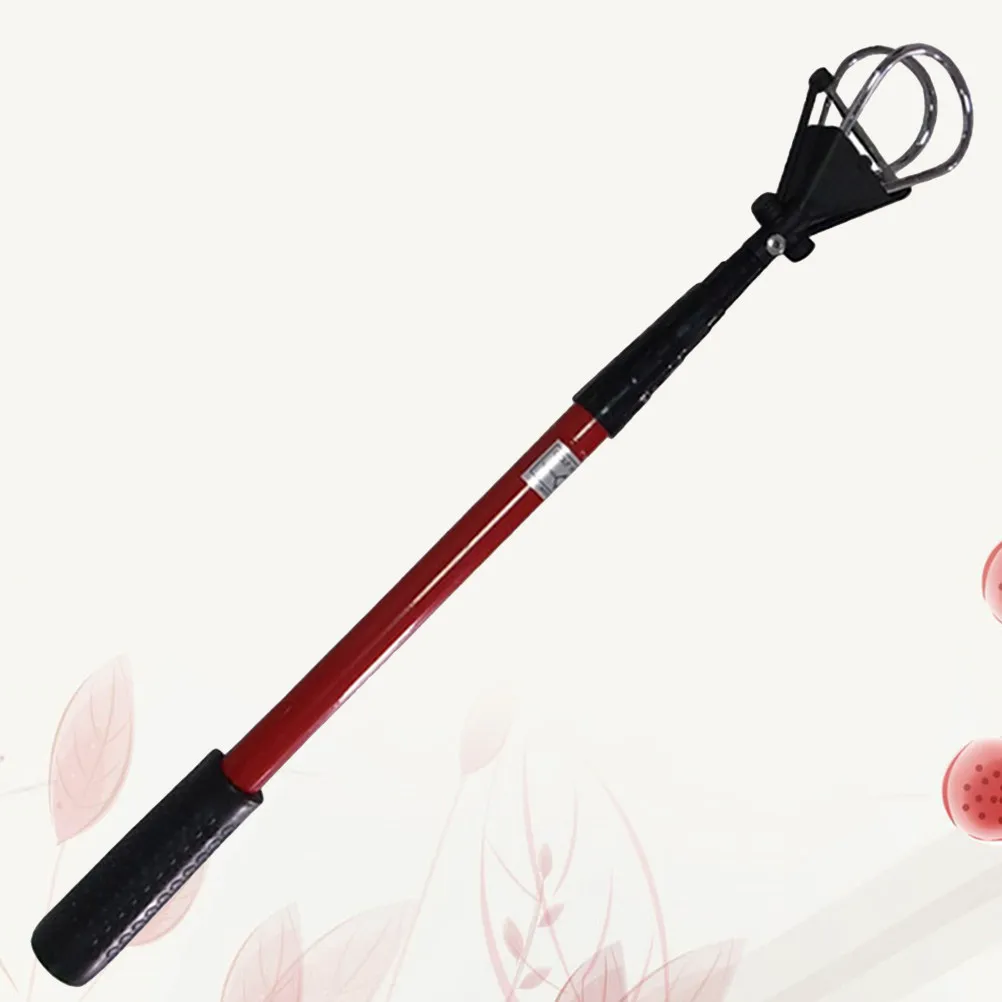 

6 Inch Five-Section Telescopic Golf Ball Retriever Scoop Grabber with Ergonomic Handle Long Reach for Pond Fence Ball Pickup