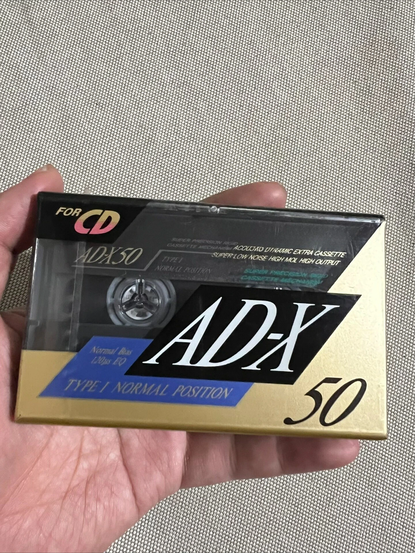 New and unopened blank tape for TDK AD-X50
