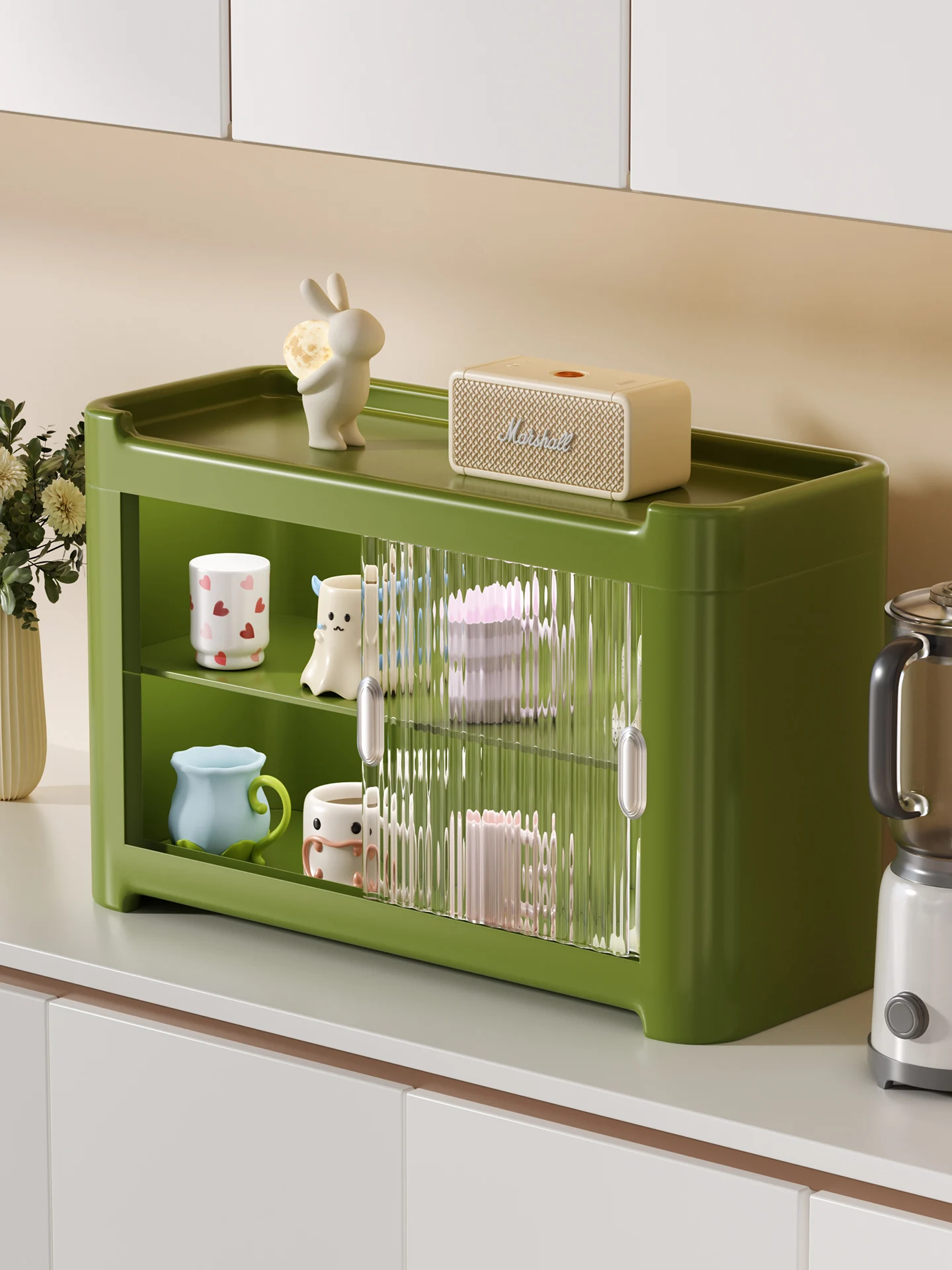 

Retro Sle Dustproof Cup Holder Tabletop Tea Cup Tea Set Water Cup Ra Coffee Cup Storage Ra Home Use Dining Cabinet Orga...