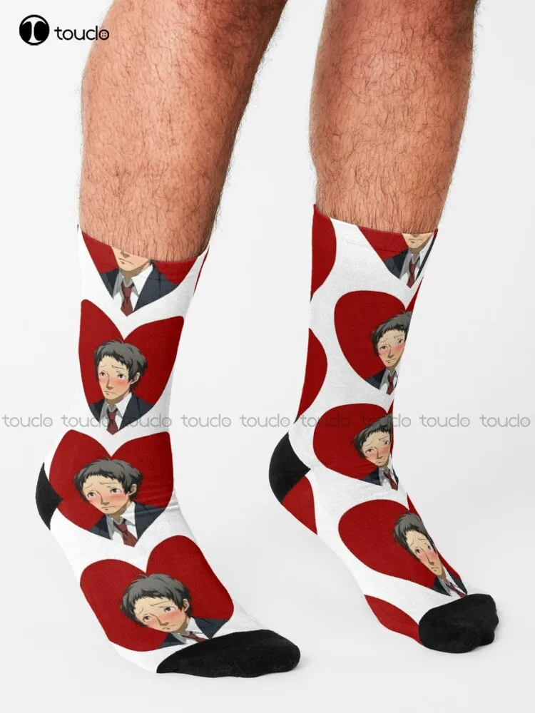 Tohru Adachi Portrait (Blushing Heart) Socks Cat Socks Women Personalized Custom Unisex Adult Teen Youth Socks New Popular 1Pair