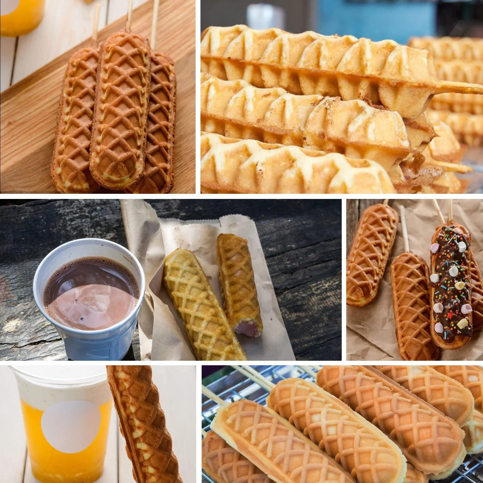 Набор из 6-ти форм для вафель  – обзор и цена Corn Dog Stick