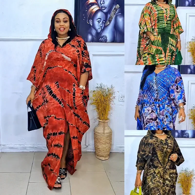 2025 African Dresses for Women Traditional Africa Clothing Dashiki Ankara Outfits Gown Abayas Robe Muslim Kaftan Maxi Long Dress