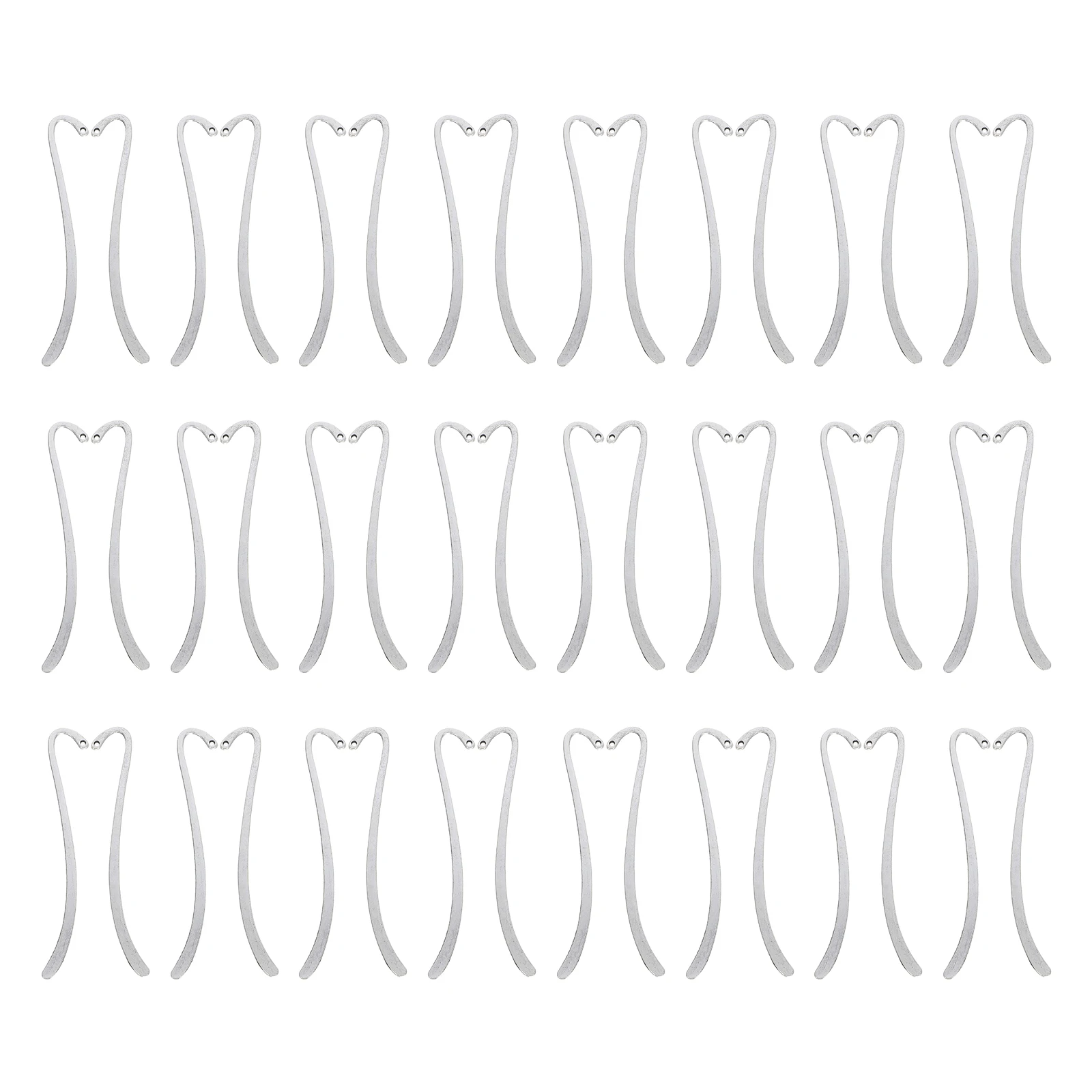 

50pcs Vintage Metal Pendant Carved Hook Diy Bookmark Supplies Alloy Craft Bookmark Hook Retro Book Mark Reading Page Marker Diy