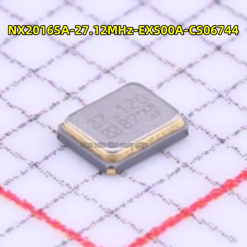 

10 PCS/LOT new NX2016SA-27.12MHz-EXS00A-CS06744 10pF �� 10ppm, patch without crystal vibration