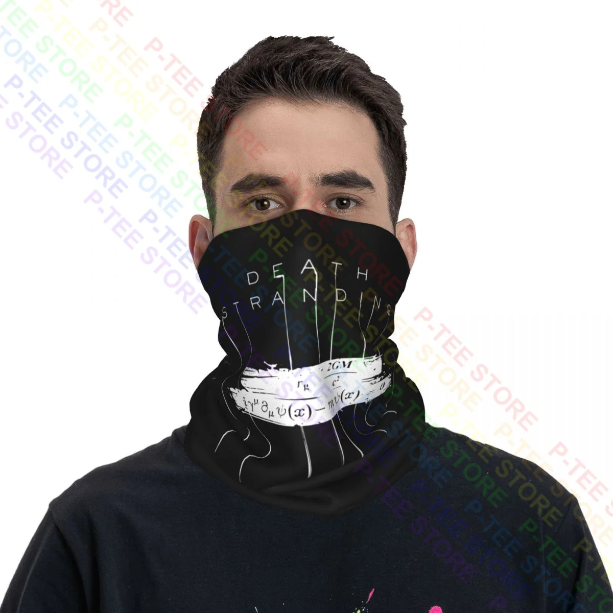 Death Stranding Video Game Neck Gaiter Bandana Scarf Face Mask Warmer Printing Outdoor Sports