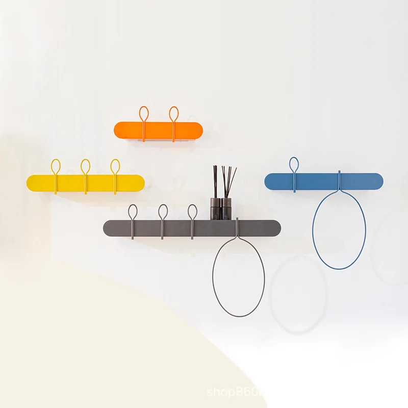 Tipo suspenso, simples e criativo, pendurado e rack de armazenamento, cabide.