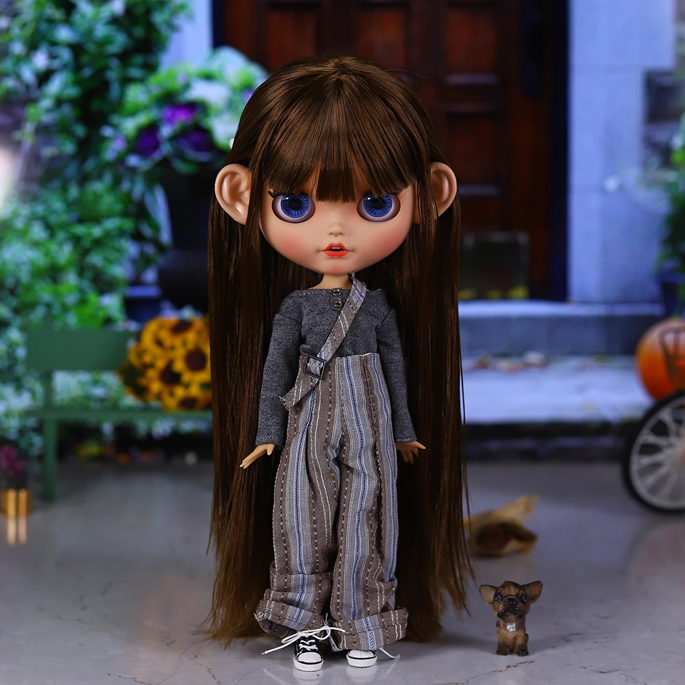 

Кукла ICY DBS Blyth 1/6 BJD30см с коричневыми волосами и открытым ртом, пожалуйста, обратитесь к выбору вариантов для кукол для выбора опций.