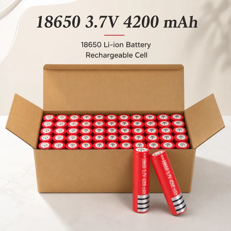 18650 Rechargeable Li-ion Battery 3.7V 6800mAh With USB Charger For LED Lantern Torch Portable Light Replacement Power Cell