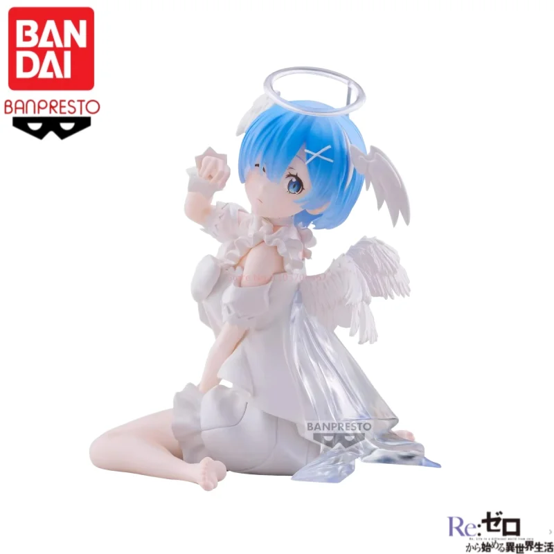 

in stock BANDAI Original BANPRESTO Life in a different world from zero Rem Collectible Ornaments Garage Model anime characters