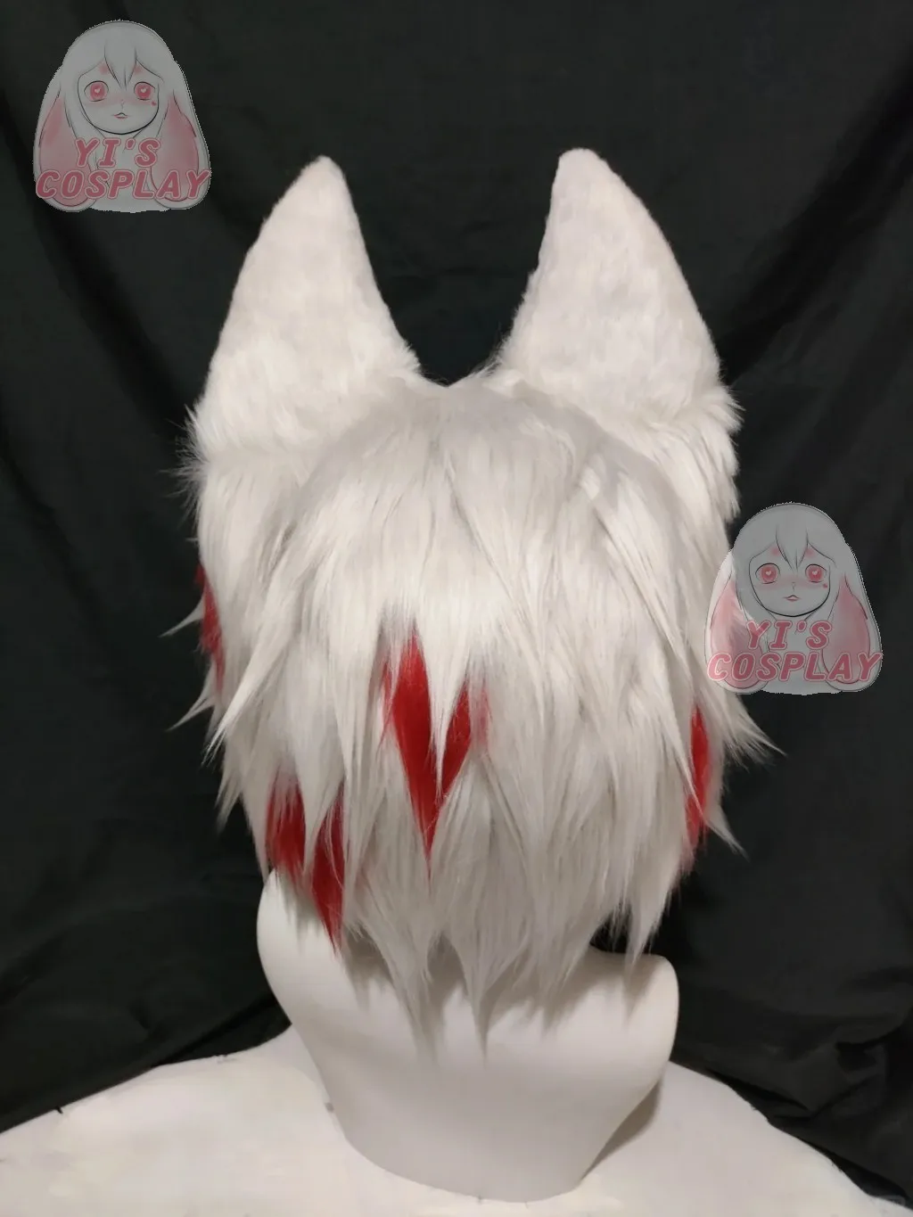 맞춤형 수제 맞춤형 Fursuit 머리 모피 Kigurumi 머리 Yis Cosplay Kemono 헤드셋 Beast 맞춤형 Fursuit Kemono Head