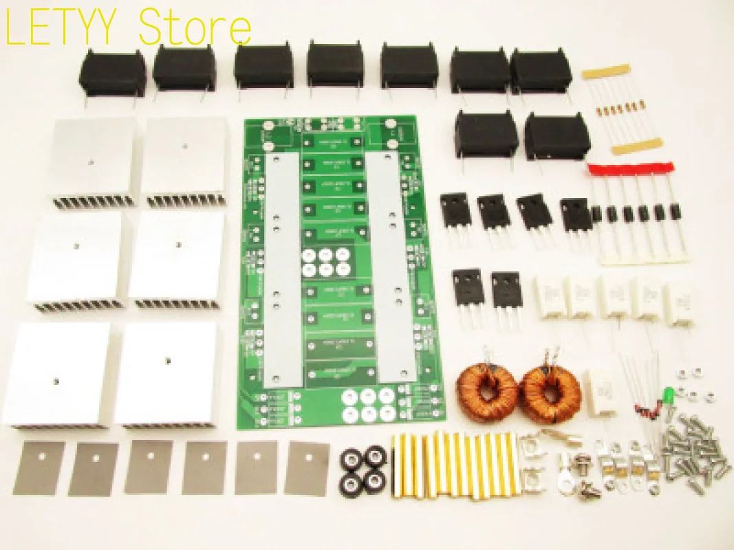 DIY készlet 3000W 50A 6-tube ZVS Magas légnyomású levegő Frekvencia Áramgerjesztés Bemelegítés gépi Magas légnyomású levegő Frekvencia Extinkció Közeg Frekvencia Kemence Modul