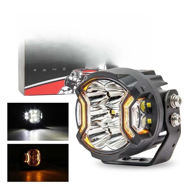

Mini 3'' Side Shooter Driving Auxiliary Fog Spotlight 4x4 Bumper Pickup 4WD SUV LED Work Light DRL AURORA