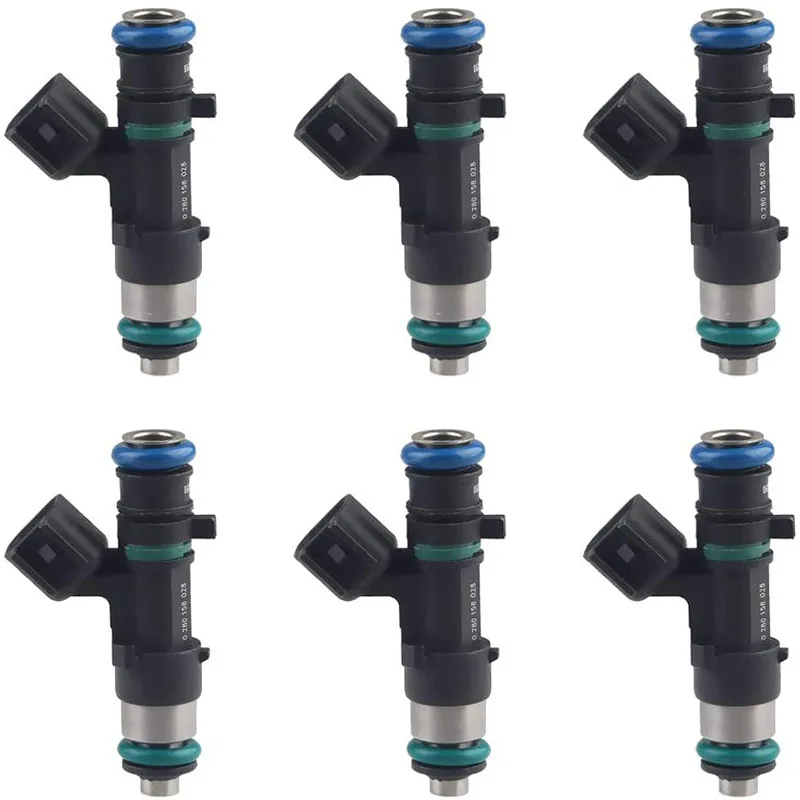 6 шт. высококачественная топливная форсунка OEM 0280158028 04591986AA для Dodge Avanger 2.7L 3.5L 2008-2010