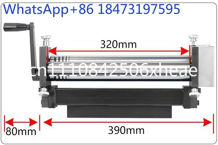 Ittle Devil Small Manual Rolling Machine, Manual Folding Rolling Machine Edge Folding Machine Plate Bending Tool