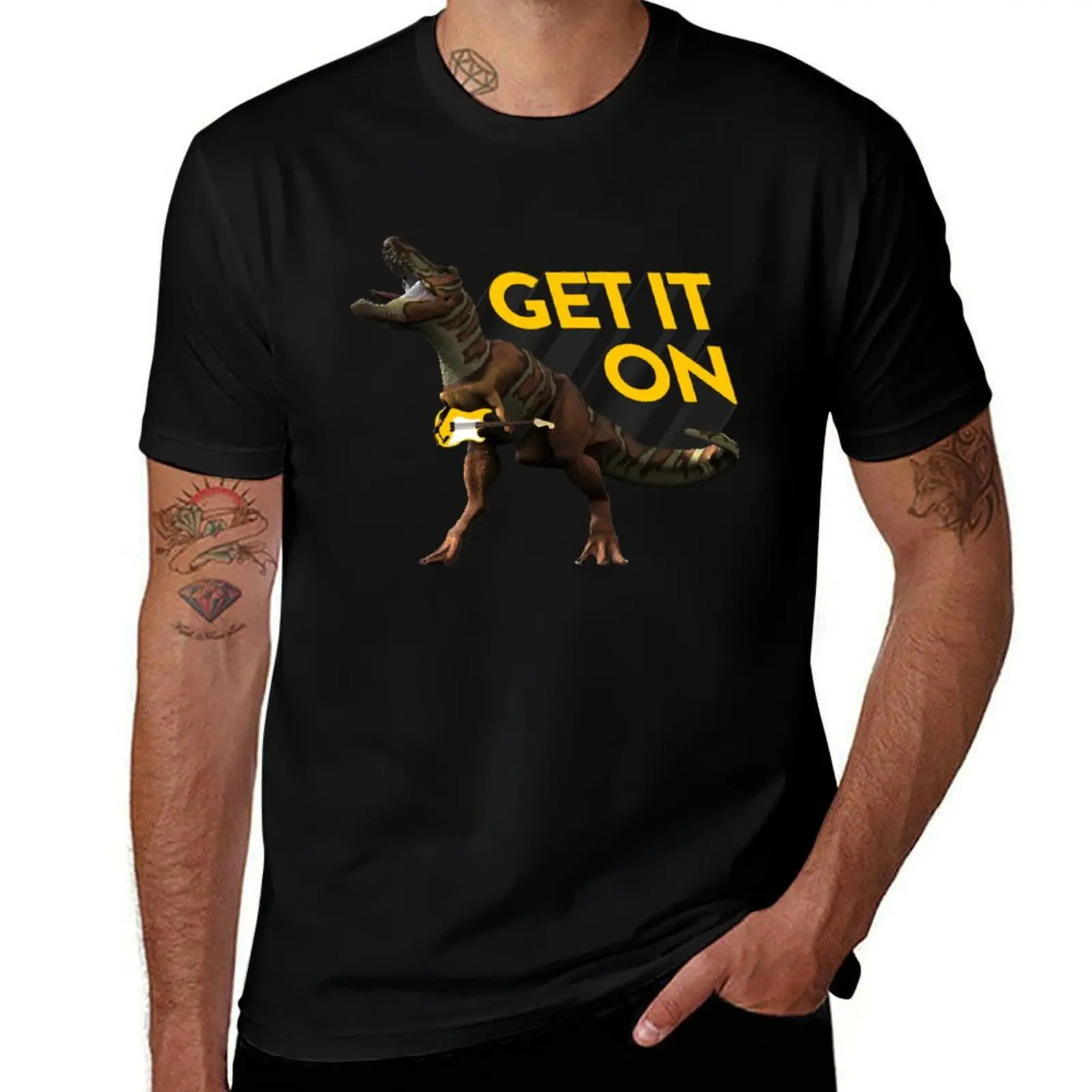 T REX GET IT ON ROCK T-Shirt UV Protection Outdoor Tee Shirt