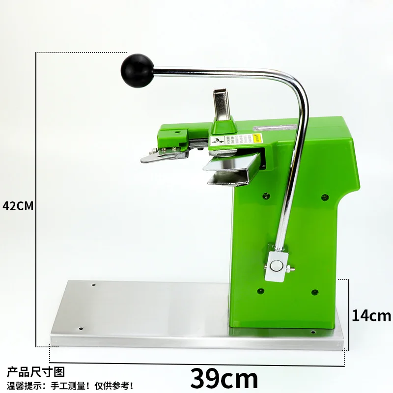 Supermarket hand packer vegetable shop manual nail aluminum plastic bags tie trimming machine screw
