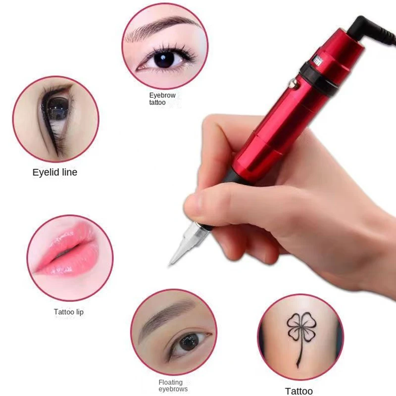 PMU Machine Professional Tattoo Machine Pen Permanent Makeup Microblading Eyebrow Lip Needle For Professional Body Art Supplies