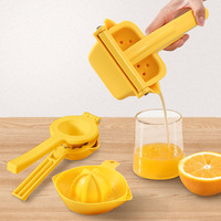 Multi Functional Manual Lemon Squeezer Hand Pressed Orange Fruit Juicer Mini Orange Juice Extractor Portable Kitchen Tools