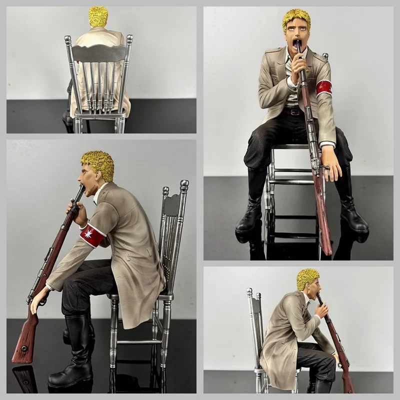 21cm-ホットアニメ「進撃の巨人」ライナー・ブラウンフィギュア、アニメキャラクタースタチューモデル、デスクトップデコレーション、アニメファン向けコレクターズギフト