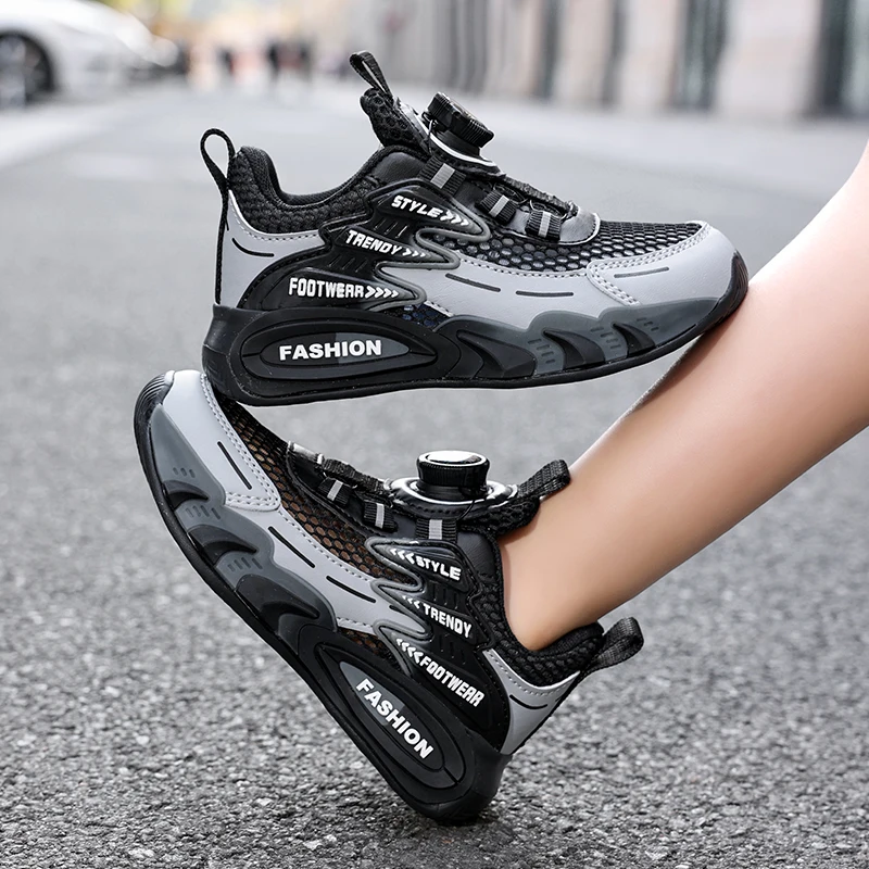 

Модные сетчатые кроссовки для детей и подростков: дышащие, мягкие, для повседневной ходьбы, занятий спортом на улице и тенниса